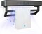 ELECWISH Electric Towel Warmer Rack with Touch Screen, Wall Mounted Energy-Saving Towel Warmer with Air Purification and Drying Function, Bathroom Heated Towel Rack for Bathroom, Spa, Hotels, Grey